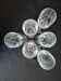 Flutes and cut crystal glasses