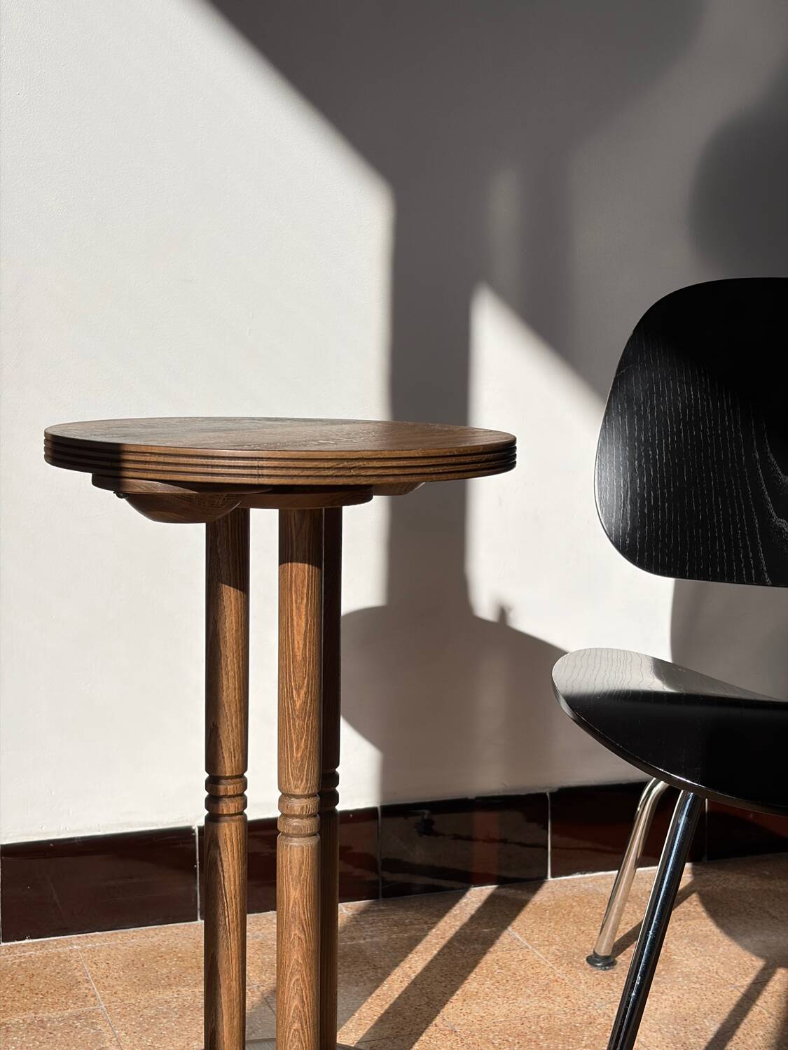 Beech side table