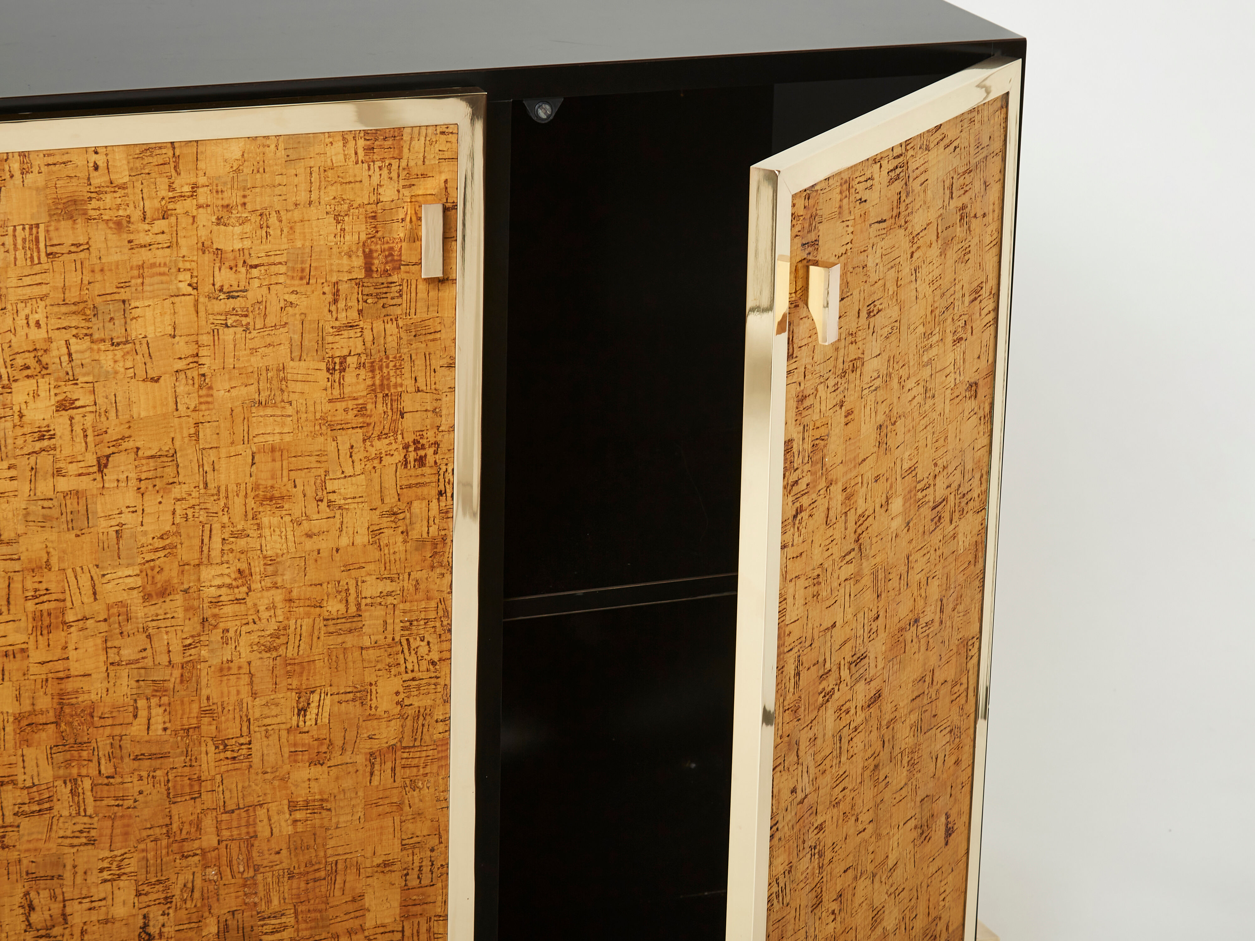 Italian cork and brass sideboard 1770s