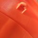 Vintage orange round mirror SYLA – Pop Art / Space Age 70s – Ø 46 cm