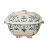 Iron earth tureen Gien XIXth