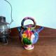 Vase / Multicoloured Ceramic Jug - signed Dressinval - 1960s - Vallauris
