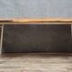 Brutalist dining table in wood and iron, 20th century