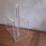 Vintage Plexiglas magazine holder