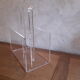 Porte-revue vintage en plexiglas