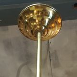 Brass and plexiglass chandelier