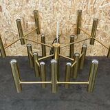 XXL 60s 70s chandelier Gaetano Sciolari for Sciolari Brass with 37 flames