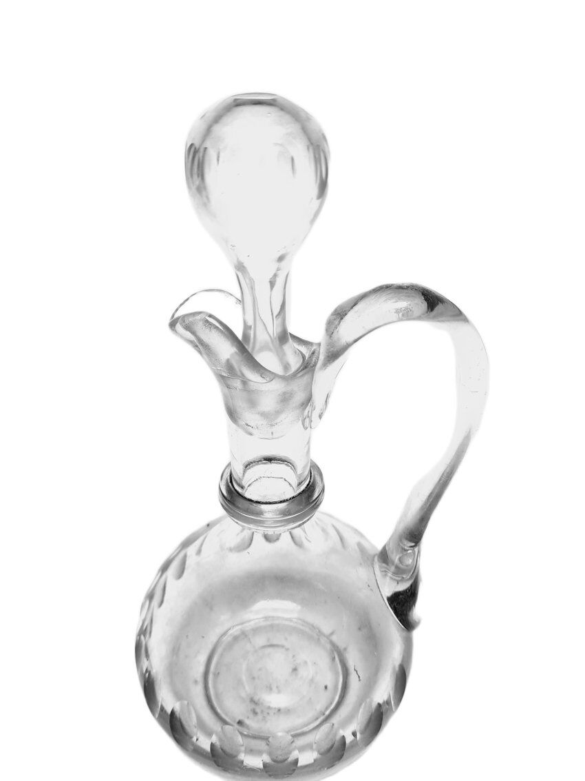 Art Deco crystal carafe, Germany, 1900s
