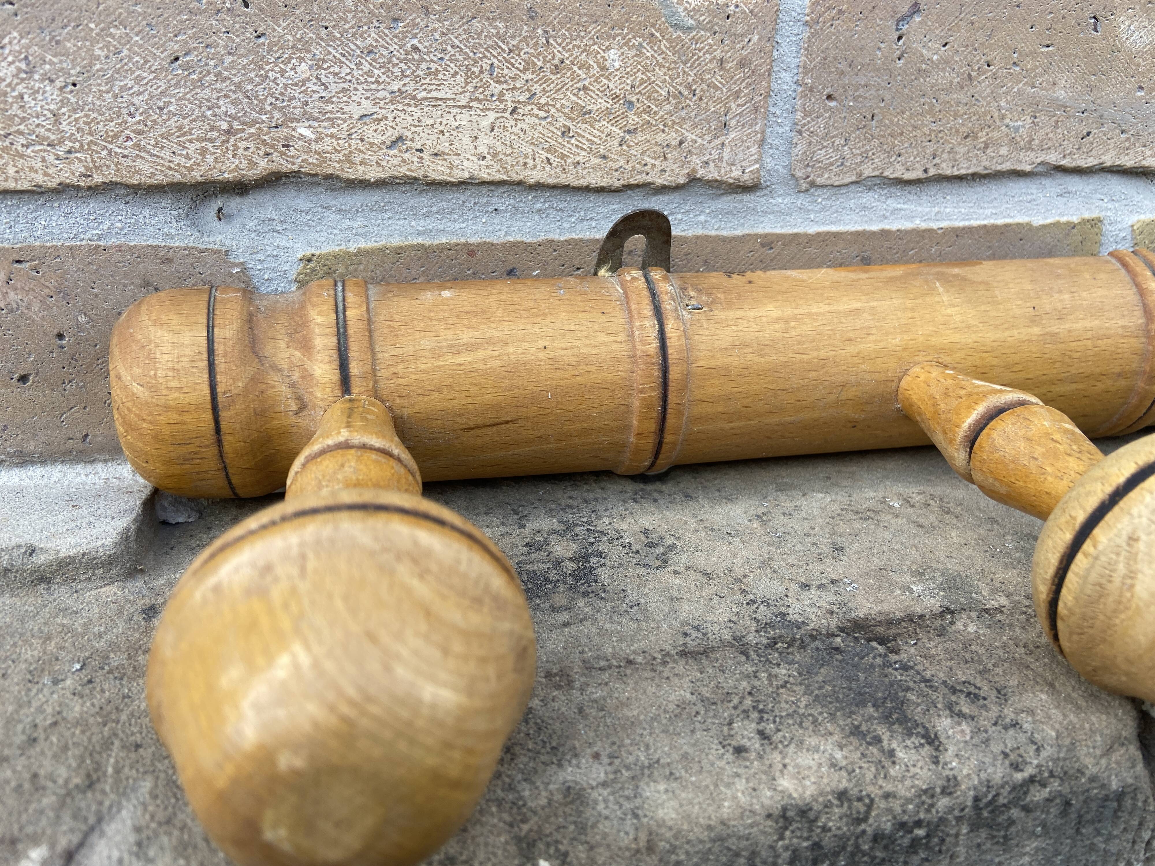 Vintage bamboo hooks