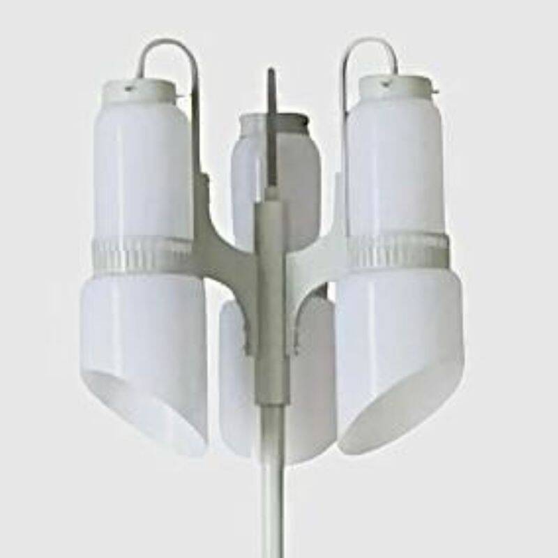 Vintage Italian Floor Lamp, Murano Glass, 1970s