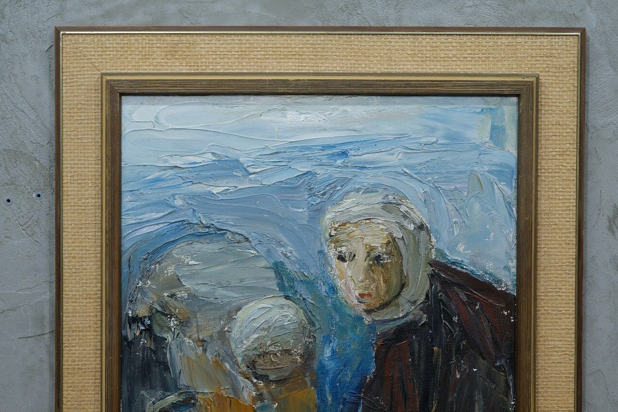 Einar Emland, Swedish painting, 1960s, Oil on canvas, Framed