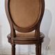 Chaise médaillon style Louis XVI
