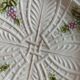 11 dessert plates in slip decorated with grapes Les salins