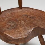 Folk Art Wabi Sabi Chair, France, 19th Century