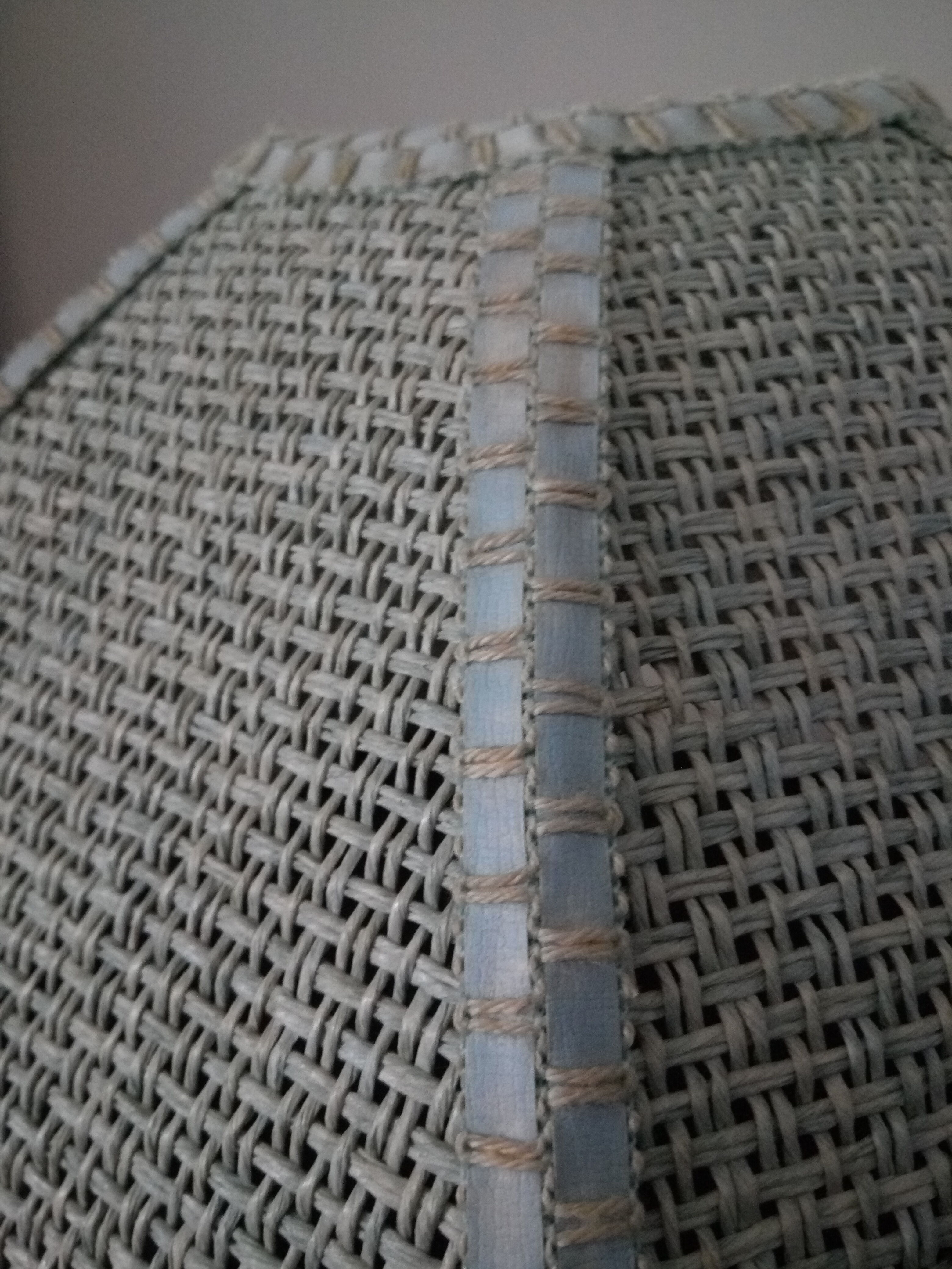 Blue flower lampshade