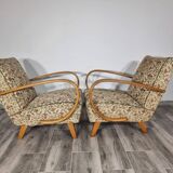 Art deco armchairs by Jindrich Halabala