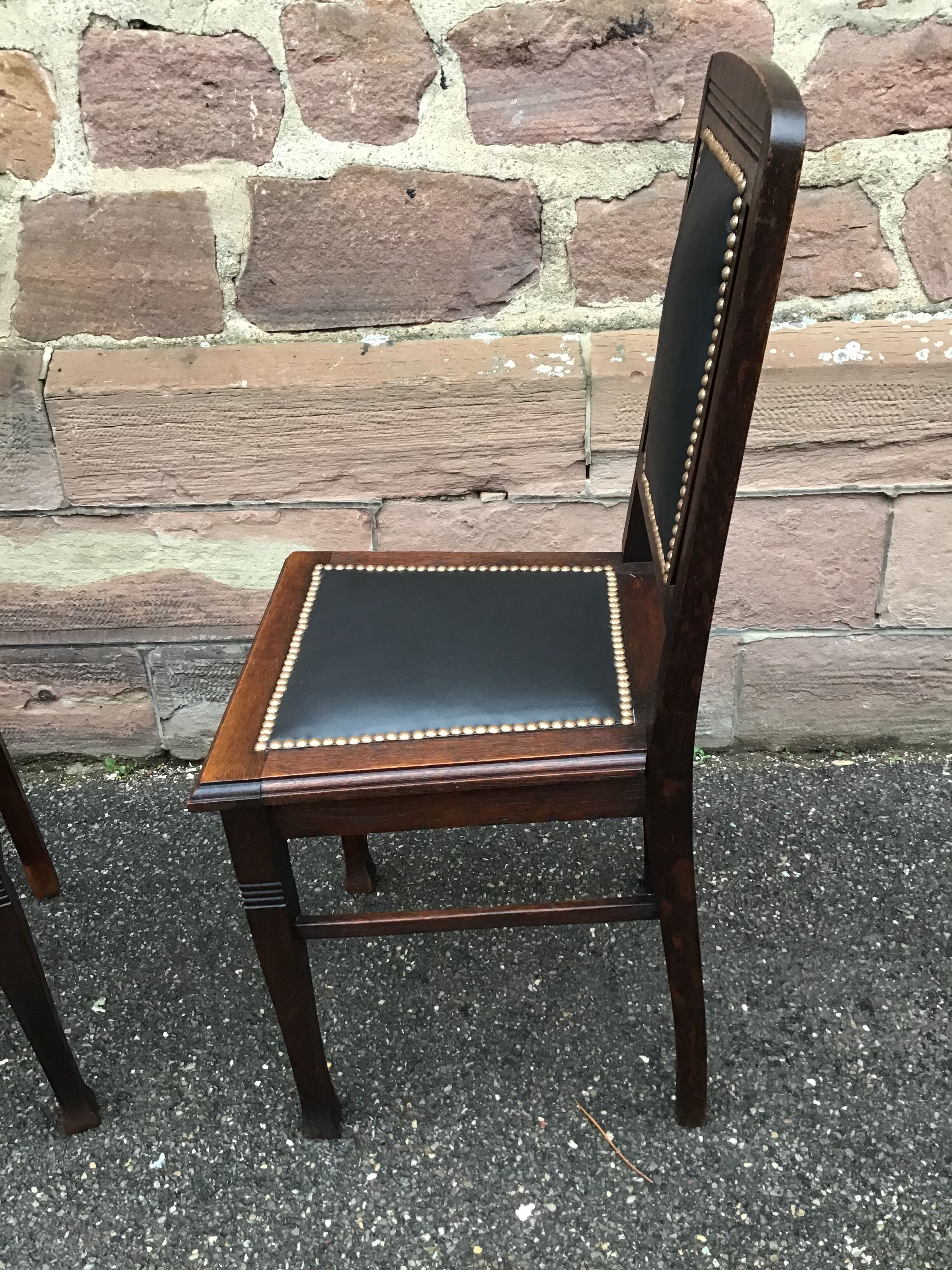Paire de chaises art deco 1930