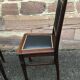 Paire de chaises art deco 1930