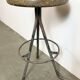 Grey Industrial Workshop Stool, 1960s