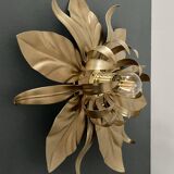 Vintage wall light in gold metal