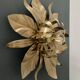 Vintage wall light in gold metal