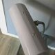 Helo Neuburg desk lamp, light grey lacquered metal, Germany, 1960s