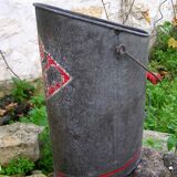 Zinc coal bucket