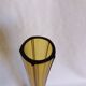 Murano style amber glass soliflore vase