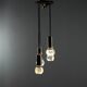 Vintage ceiling light in plastic and metal, design, Italy, 1960s