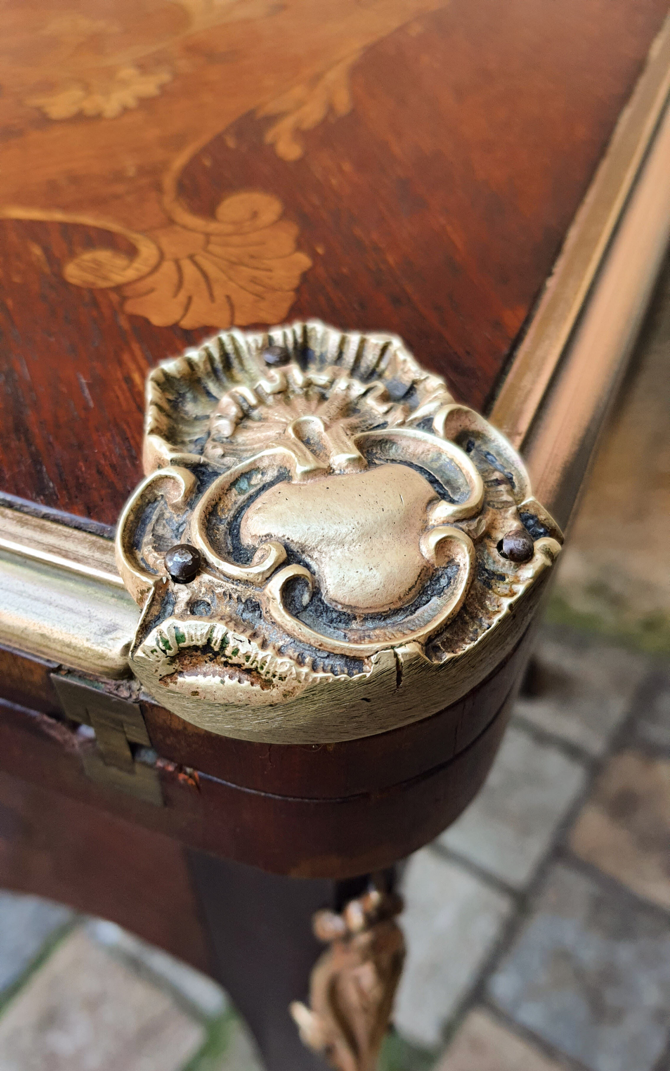 Game table Tric Trac Louis XV