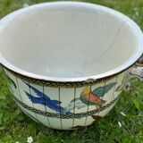 Ceramic pot cover decorations wigs cracks and lacks