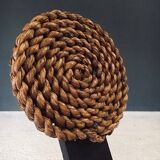 Mediterranean Tripod Side Chairs by Audoux Minet, France, 1950s, Set of 2