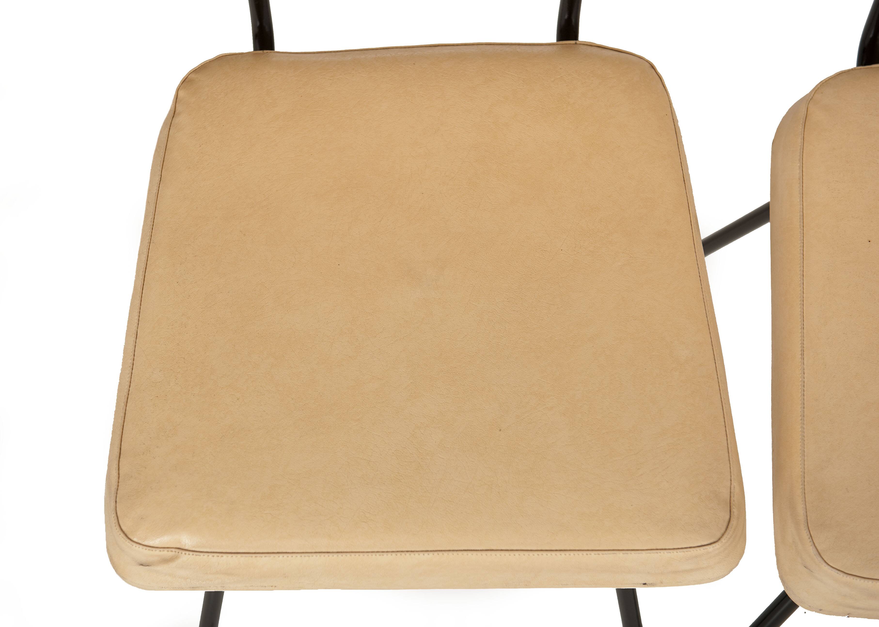 Set of 4 chairs by André Simard, Airborne, 1950