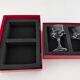 Baccarat - Boris Tabacoff - 2 Champagne glasses - Narcisse - Crystal