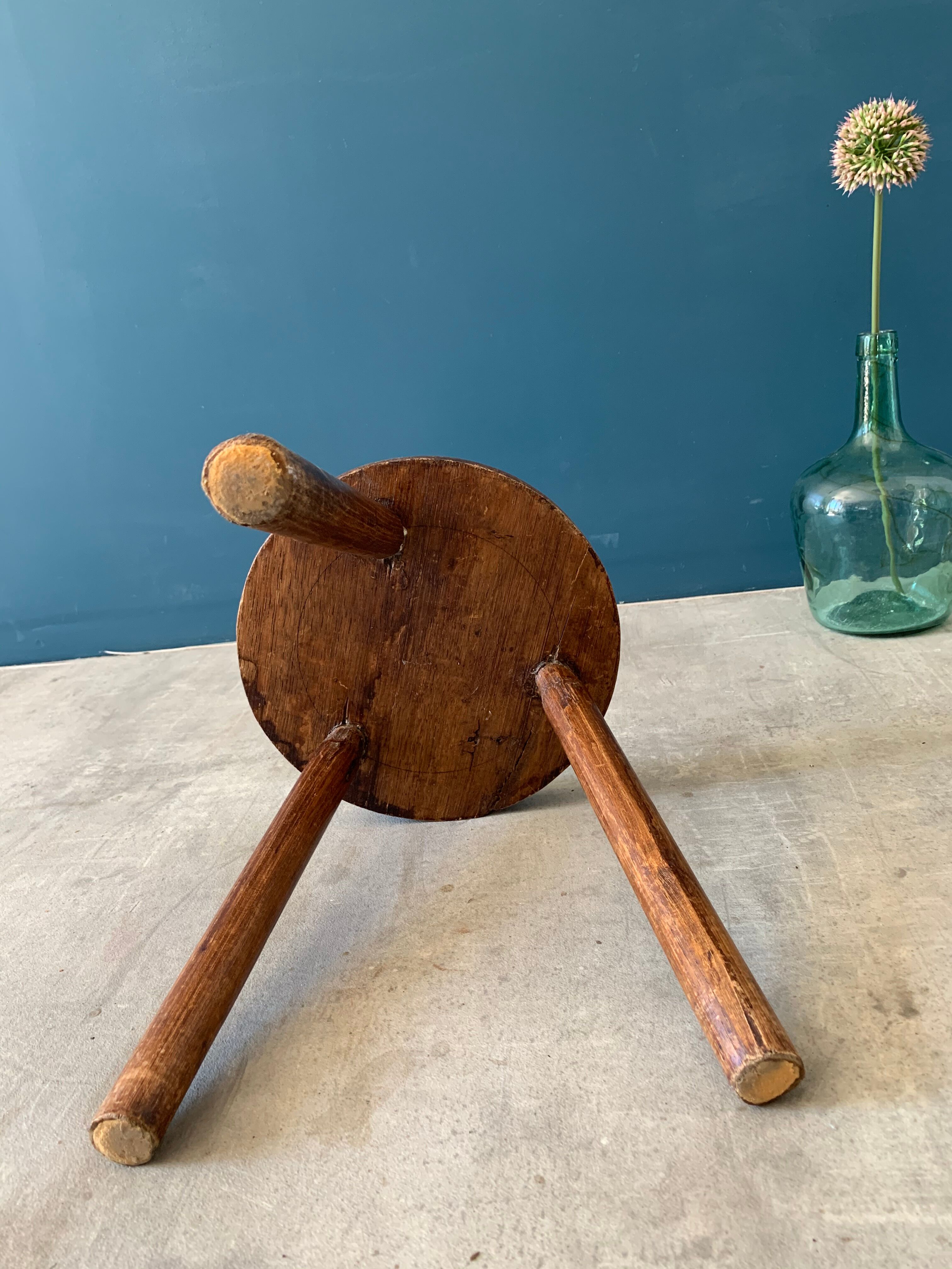 Vintage tripod stool