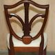 Paire de chaises d'appoint victoriennes George Hepplewhite Prince de Galles