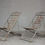 Chairs long time 1900 outside metal