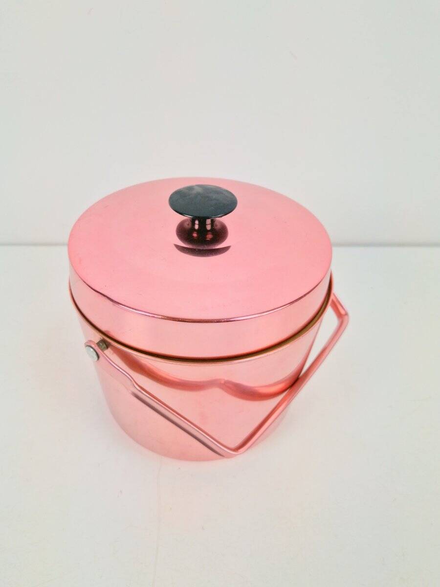 Purple Anodized Aluminium Ice Bucket by Alfi, Germany, 1960s