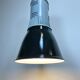 Black Enamel Vintage Industrial Pendant Lamp, 1960s