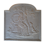 Cast iron chimney plate