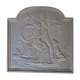 Plaque de cheminée en fonte