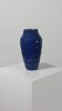 Vintage ceramic vase in fat lava style, Memphis spider web.