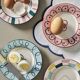 Set of 4 Heart Bread Plates / Coasters