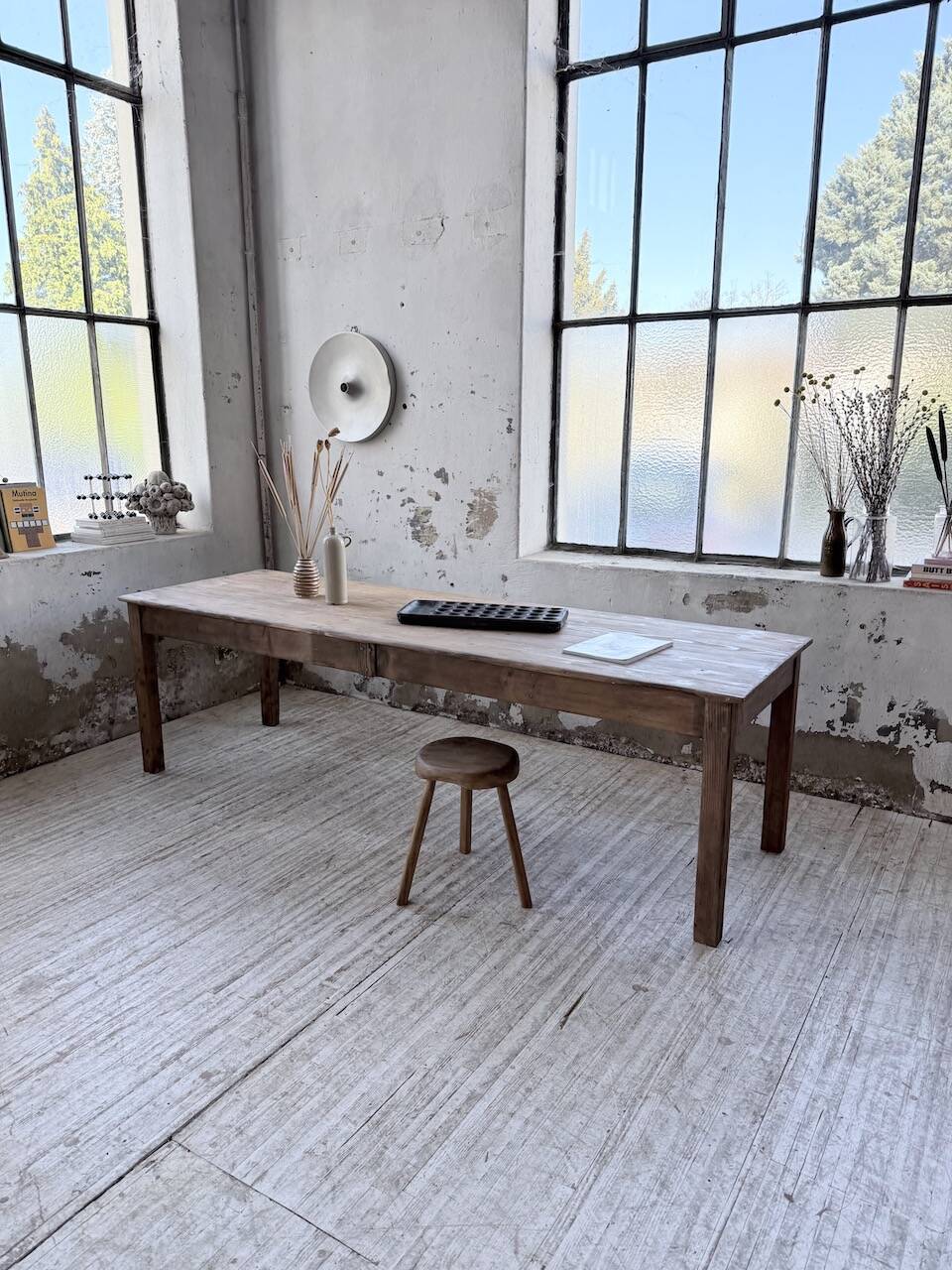 Farm table in pine 1950 250cm