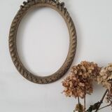 old oval frame