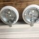 Pair of vintage ceiling lamps