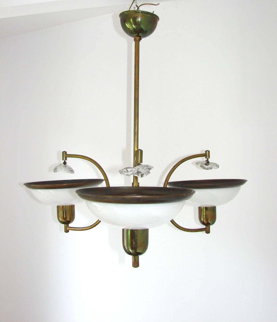 A stylish chandelier from the 1960s,