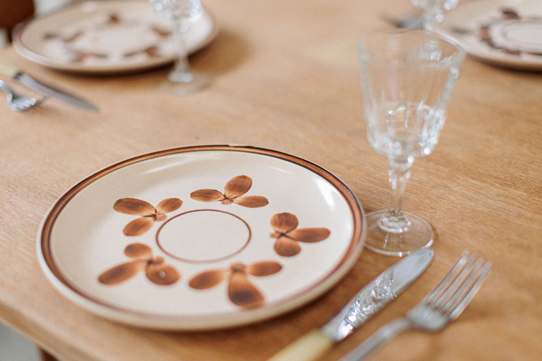 Wooden table Scandinavian type – year 60s