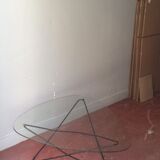 Glass coffee table model "Jasmin", Editions Airborne. 50 years