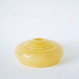 Clichy glass pendant, Pale Yellow, 1930 - 19 x 7 cm